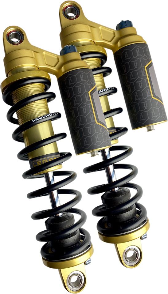 REVO ARC Piggyback Shocks - Heavy Duty - Gold - 13" - 84-00 FXR - Lutzka's Garage