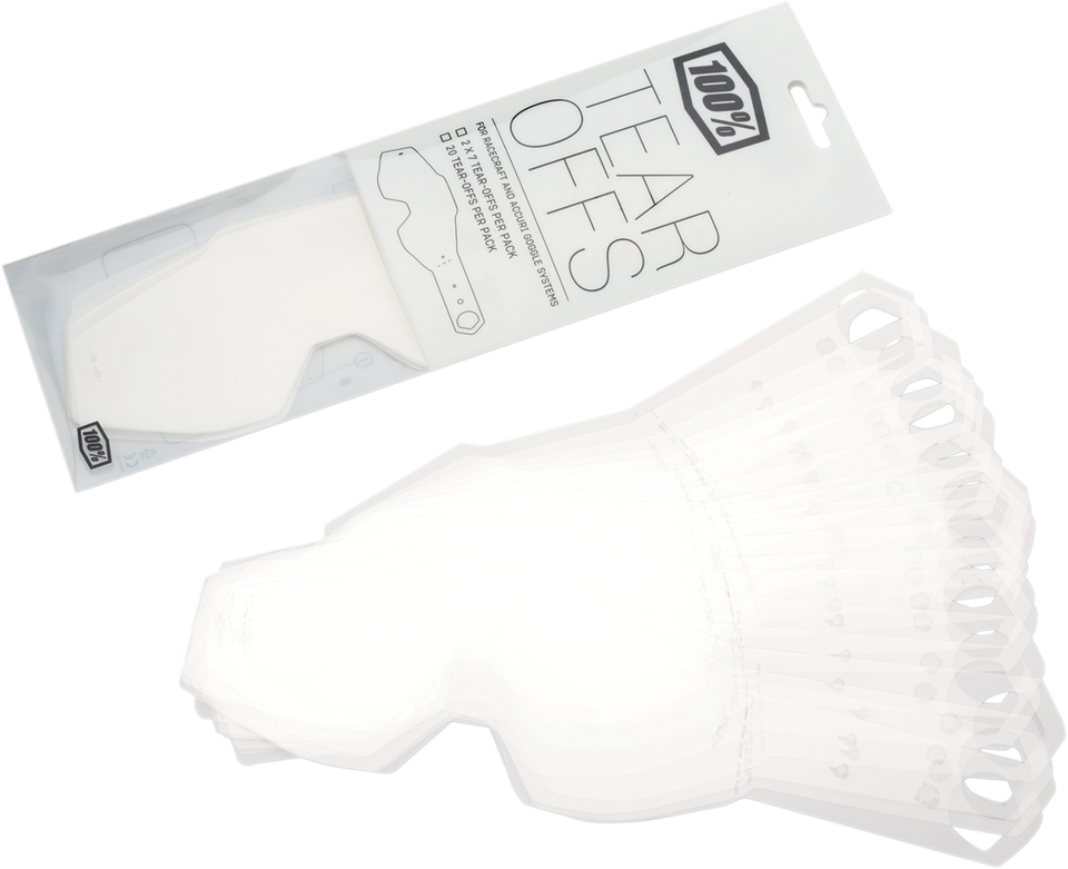 Tear-Offs - Standard - 20 Pack