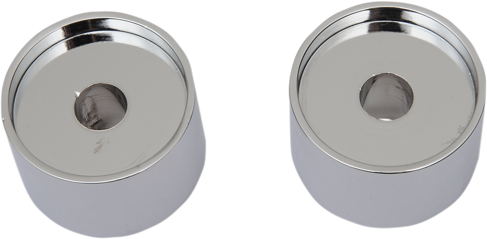 Riser Extensions - 2" x 1-3/4" - Chrome - Lutzka's Garage