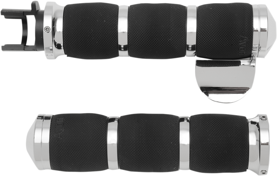 Grips - Air Cushion - Indian - Throttle Boss - Chrome - Lutzka's Garage