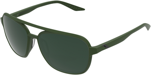 Kasia Aviator Sunglasses - Round - Green - Gray Green - Lutzka's Garage