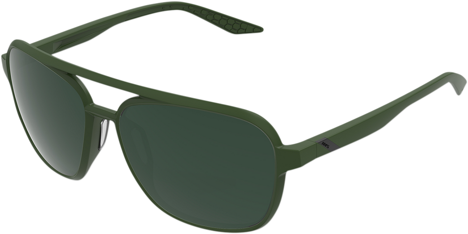 Kasia Aviator Sunglasses - Round - Green - Gray Green - Lutzka's Garage