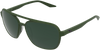 Kasia Aviator Sunglasses - Round - Green - Gray Green - Lutzka's Garage