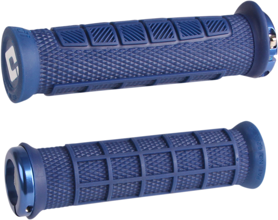 Elite Pro MTB Grips - Blue/Blue - Lutzka's Garage