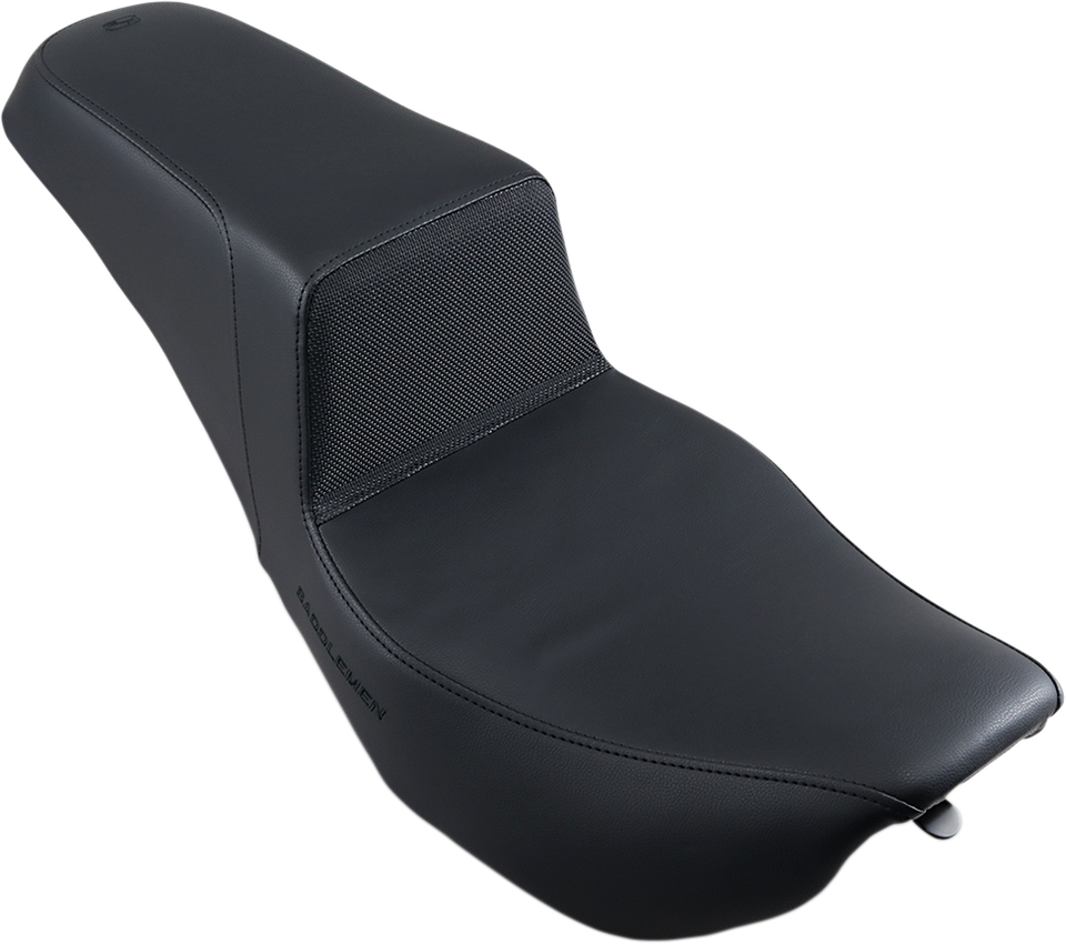 Step Up Seat - Gripper - Black - FLHR/FLHX - Lutzka's Garage