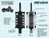 Revo-A Shock - Standard - 00-17 Softail Models