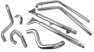 Fishtail Exhaust with Baffle - 33" - Softail