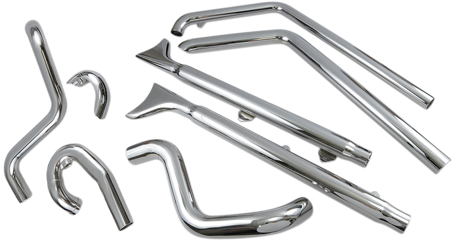 Fishtail Exhaust with Baffle - 33" - Softail