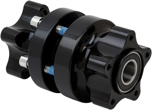 Hub - Dual Disc - Front - Black - 18+ FXFB - Lutzka's Garage