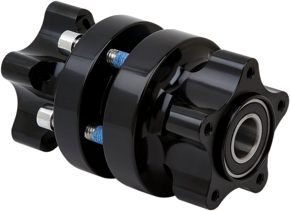 Hub - Dual Disc - Front - Black - 18+ FXFB - Lutzka's Garage