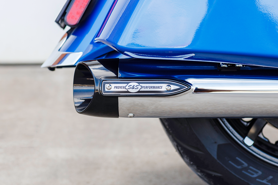 4" Broadhead Slip-On Mufflers - Slash Cut - Chrome - Lutzka's Garage