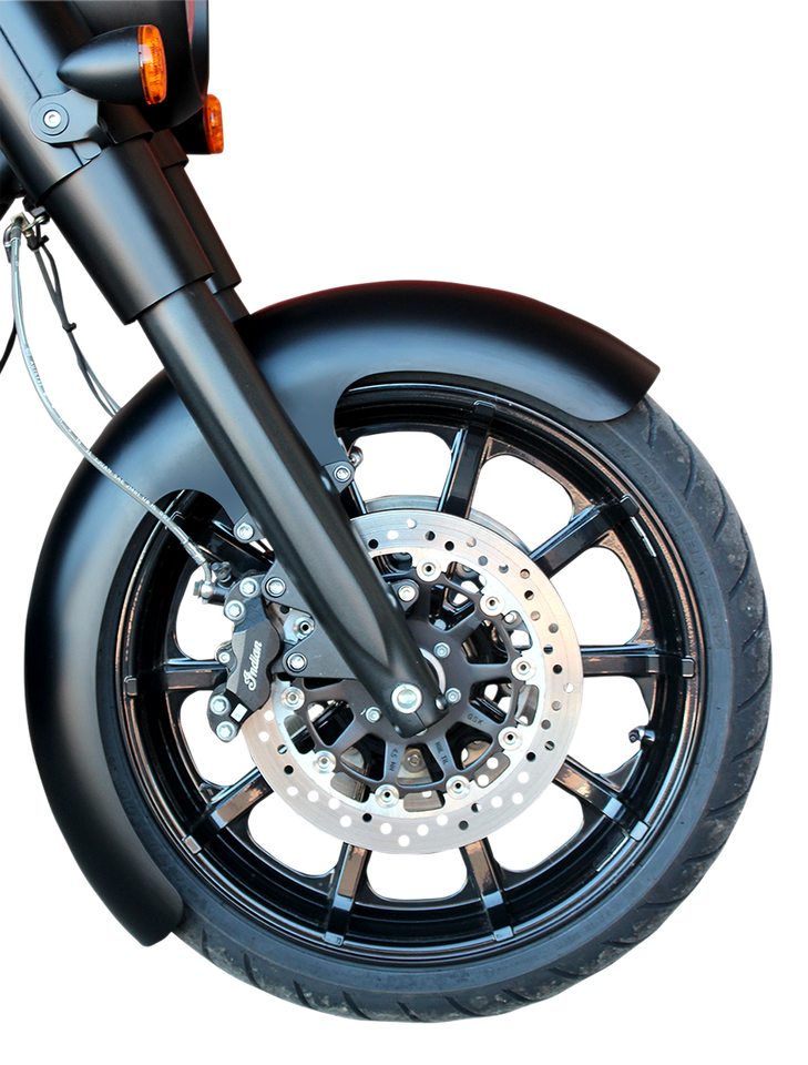 Wrapper Front Fender - Black - Steel - 16"-19" - Lutzka's Garage