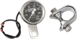 Speedometer - Black - 2:1 Ratio - 1-7/8" - Lutzka's Garage