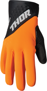 Spectrum Cold Gloves - Orange/Black - XS - Lutzka's Garage