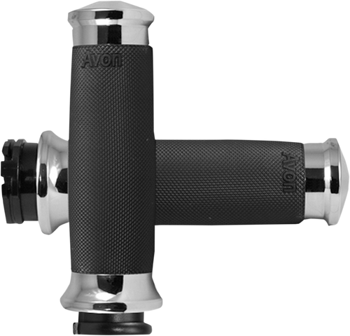 Grips - Custom Contour - Chrome - Lutzka's Garage