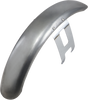 Wide Glide-Style Front Fender with Chrome Mounting Brackets - For 19" or 21" Wheel