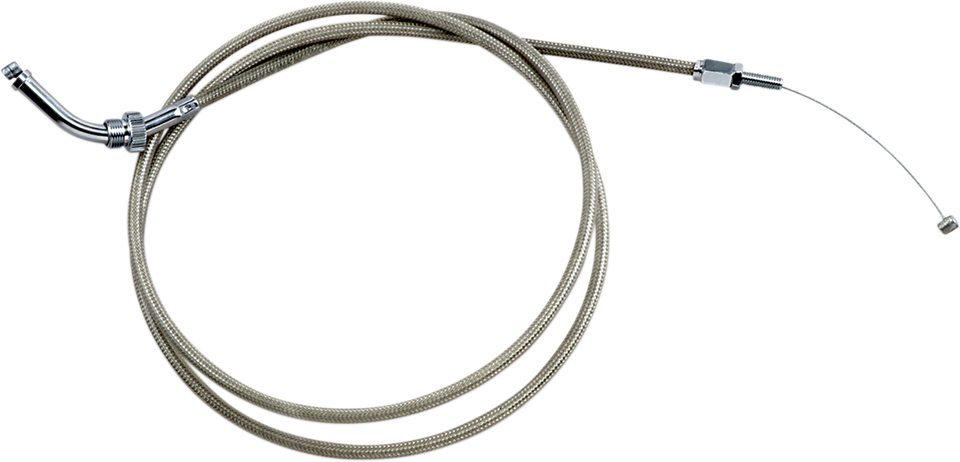 Throttle Cable - Push - VTX18 - Stainless Steel - Lutzka's Garage