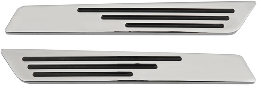 Saddlebag Hinge Inserts - Chrome - 14-19 - Lutzka's Garage