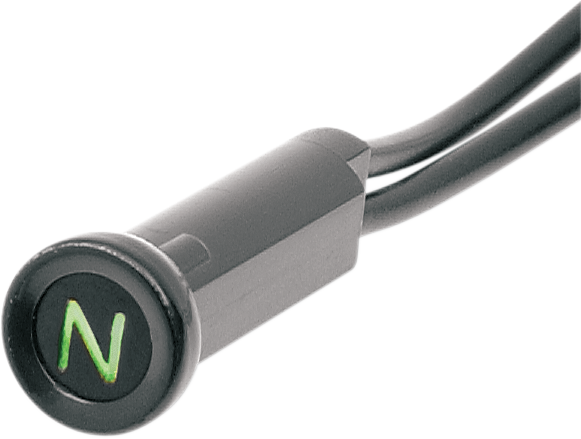 Snap-In Indicator Light - Neutral - Black Bezel - Lutzka's Garage