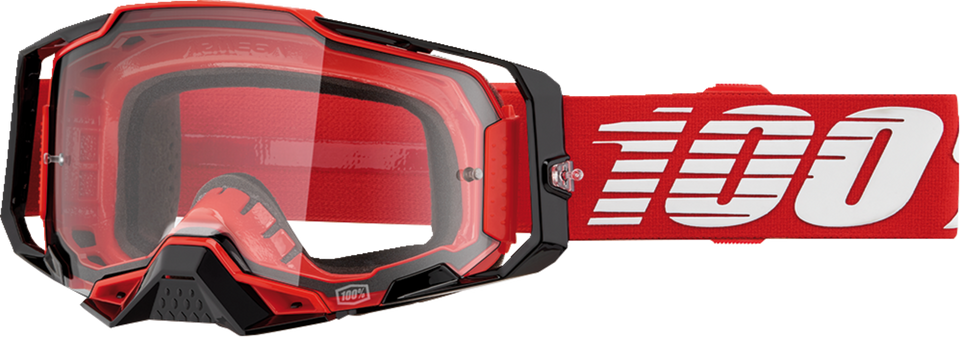 Armega Goggle - Red - Clear - Lutzka's Garage