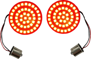 Turn Signal Insert - LED - Red - 1156 - Lutzka's Garage