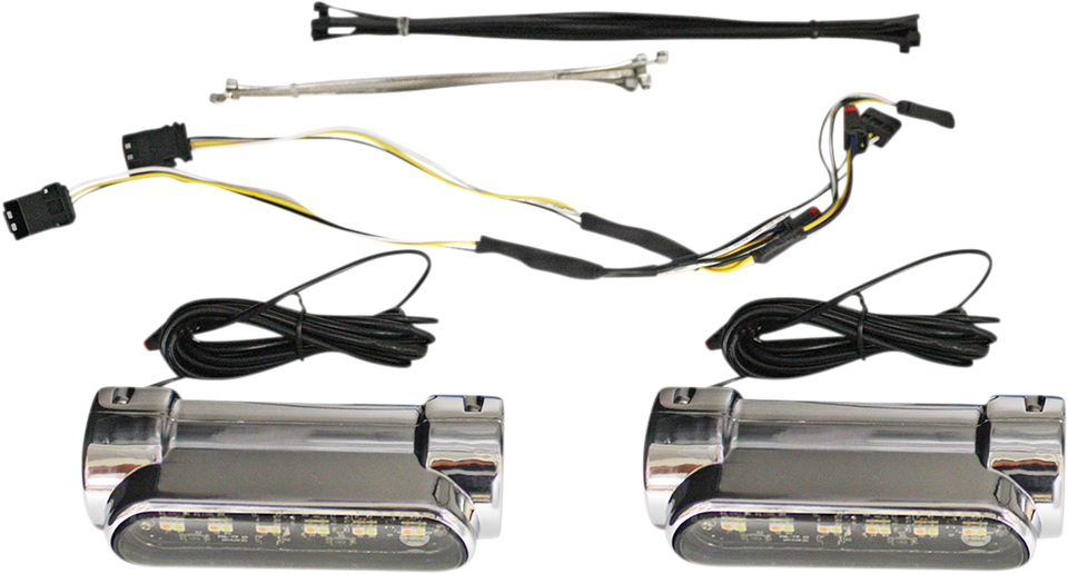 Engine Guard Light - FLH - Chrome - Lutzka's Garage