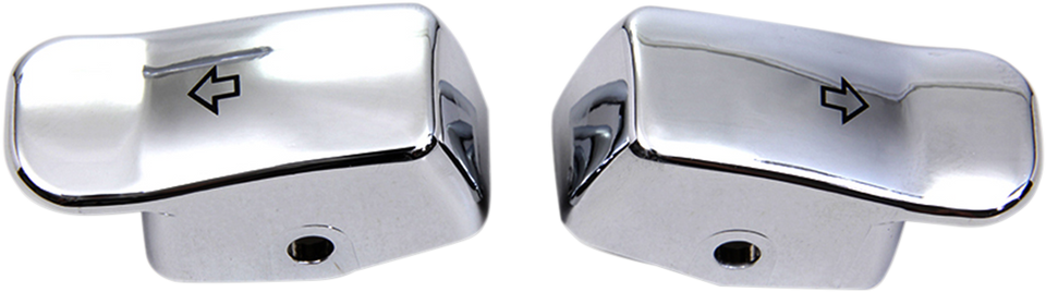 Turn Signal Switch Extension Caps - 11-17 - Chrome - Lutzka's Garage