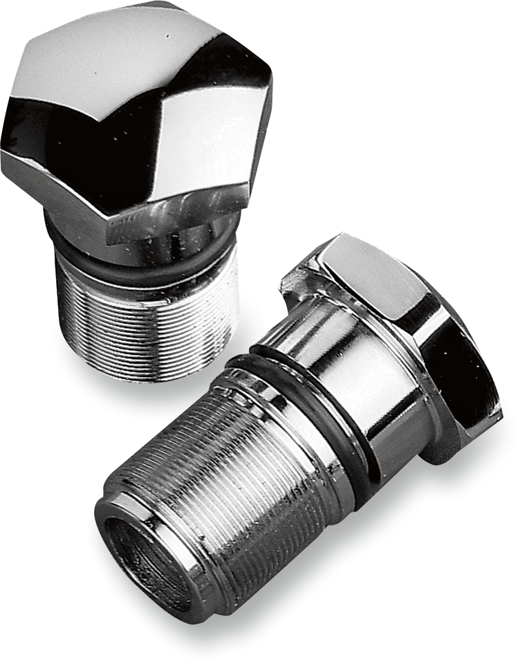 Fork Tube Cap - Chrome - Lutzka's Garage