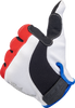 Moto Gloves - Red/White/Black - XS - Lutzka's Garage
