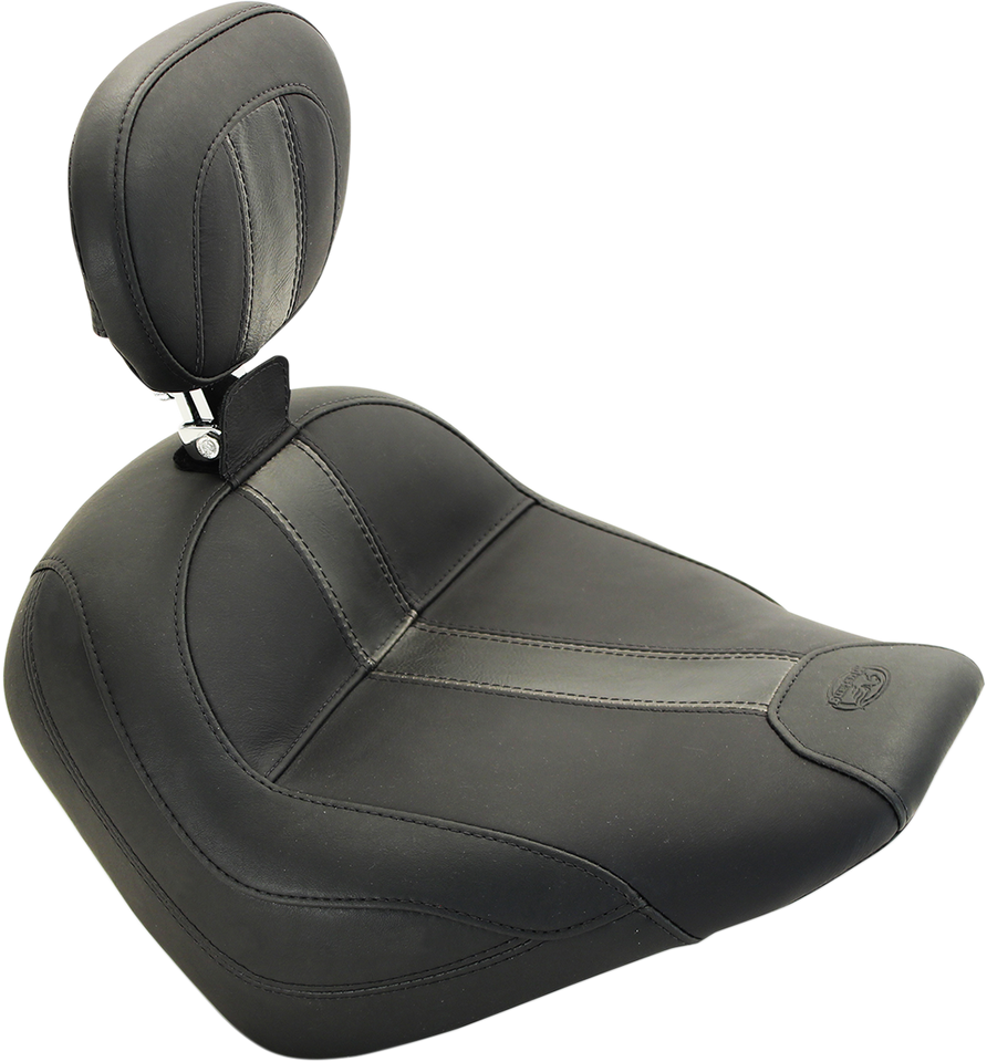 Solo Seat - Black - Vinyl - Drivers Backrest - Lutzka's Garage