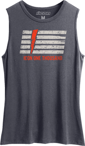 Womens Invasion Stripe™ Tank Top - Antique Denim - XS - Lutzka's Garage