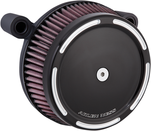 Slot-Track Synthetic Stage-1 Air Cleaner - Black - Twin Cam - Lutzka's Garage
