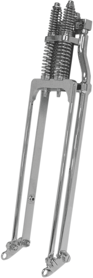 Springer Forks - Chrome - Extends +2" - Lutzka's Garage