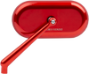 Oval Mirror - Red - Left - Lutzka's Garage