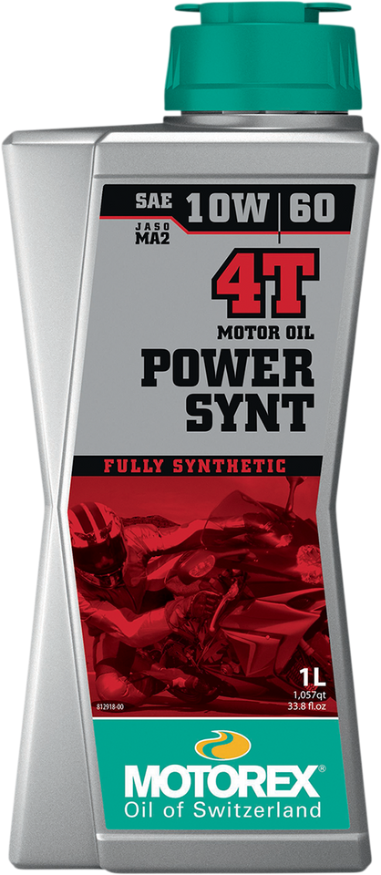 Power Synt 4T Engine Oil - 10W-60 - 1 L - Lutzka's Garage