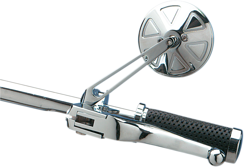 Round Mirror with Short Stem