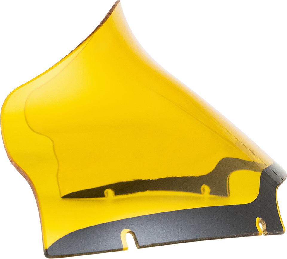Kolor Flare Sport Windshield - 9" - Yellow - FLTR - Lutzka's Garage