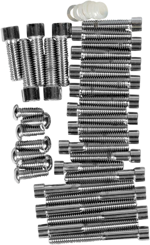 Socket-Head Smooth Primary Bolt Kit - Softail