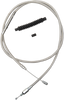 Clutch Cable - Mini Ape Hanger Handlebars - Stainless Steel - Lutzka's Garage