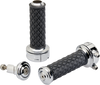 Grips - Alumicore - Custom - Chrome - Lutzka's Garage
