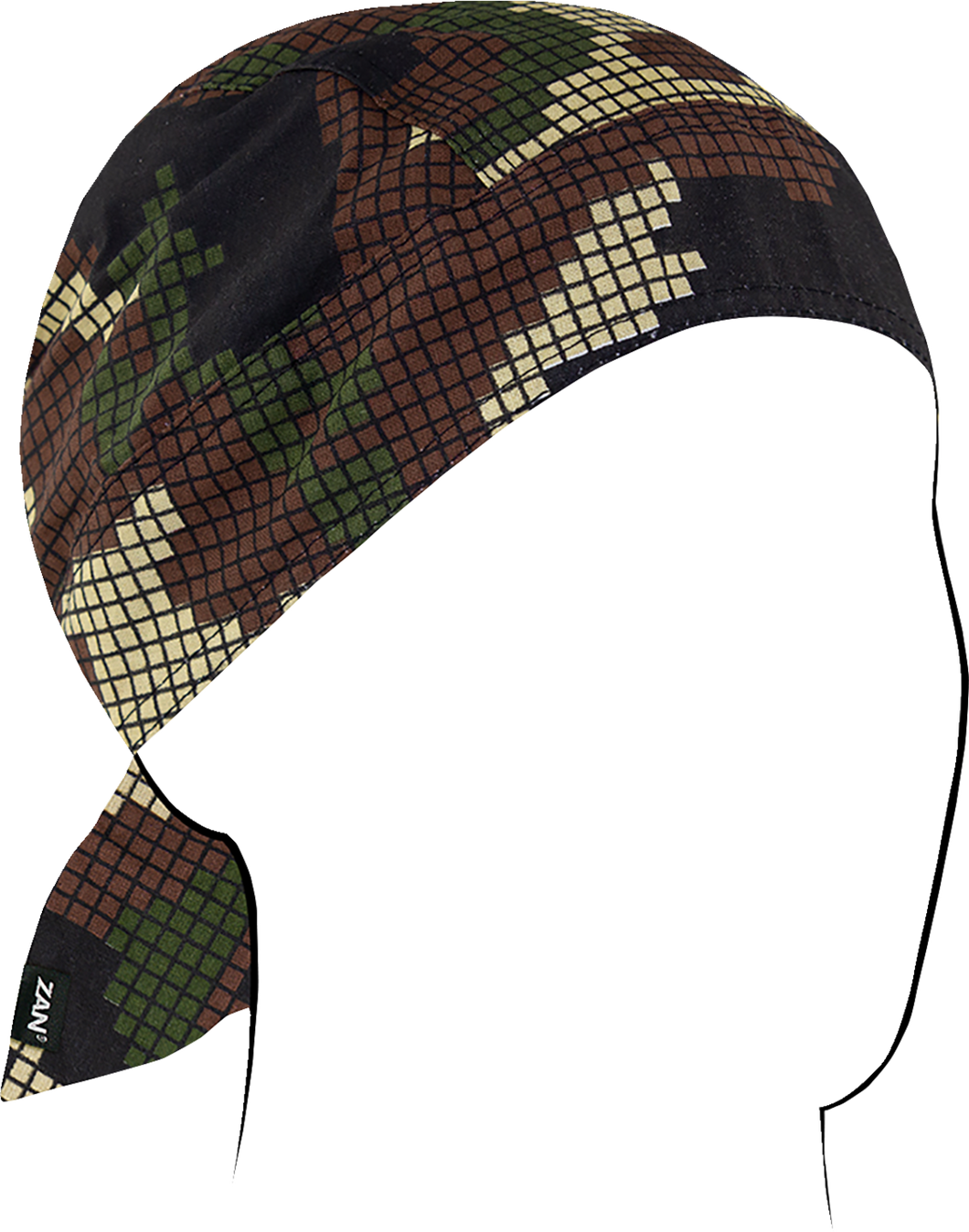 Flydanna Cotton Headwrap - Digi Woodland Camo