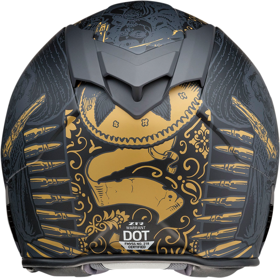 Warrant Helmet - Sombrero - Black/Gold - XS - Lutzka's Garage