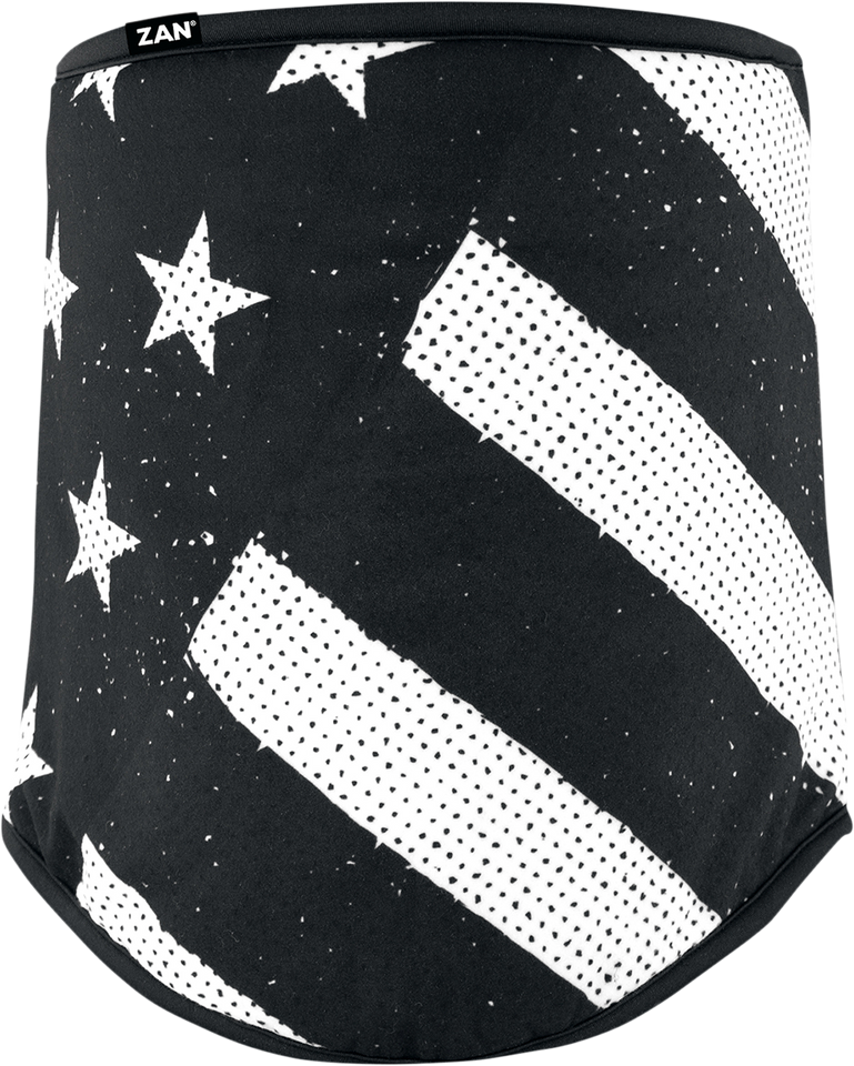 SportFlex™ Neck Gaiter - Black & White Flag