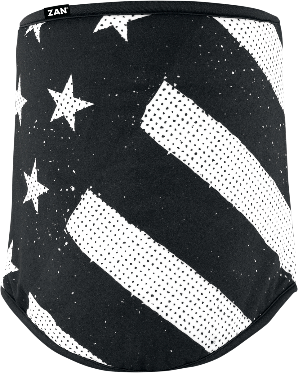 SportFlex™ Neck Gaiter - Black & White Flag