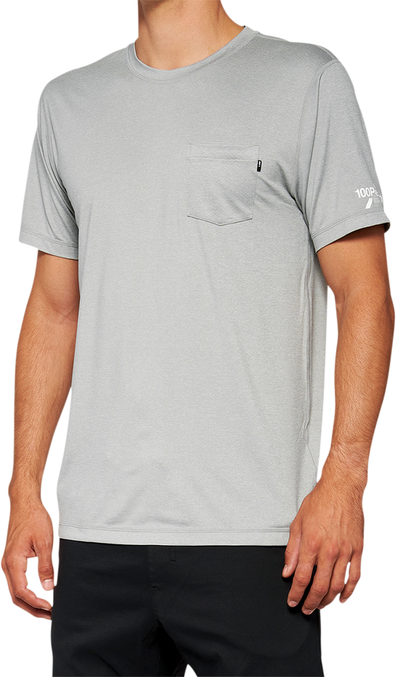 Mission Athletic T-Shirt - Gray - Small - Lutzka's Garage