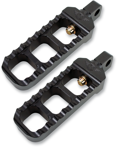 Serrated Footpeg - Narrow - Black - Lutzka's Garage