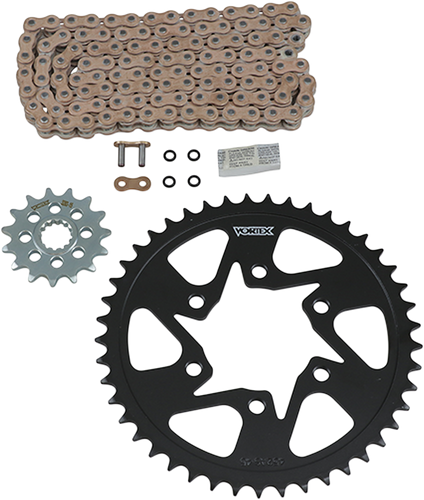 Steel Chain Kit -Gold - Kawasaki - ZX6R