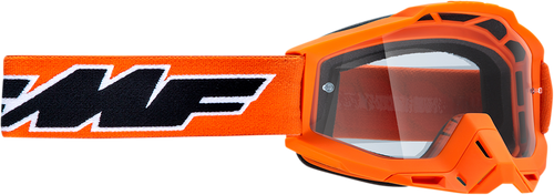 PowerBomb Goggles - Rocket - Orange - Clear - Lutzka's Garage