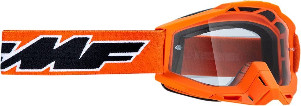 PowerBomb Goggles - Rocket - Orange - Clear - Lutzka's Garage
