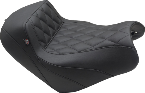 Squareback/Fastback Solo Seat - Black - Diamond Stitch - Vulcan S 15-23 - Lutzka's Garage